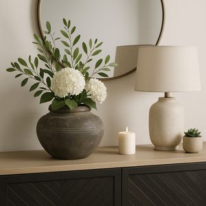 CLOVERHAM BROWN VASE 9 (IN) 2