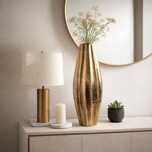 MORTONCREST GOLD VASE 35 (IN) 12