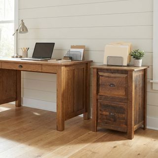 Barnwood Two Drawer File Cabinet