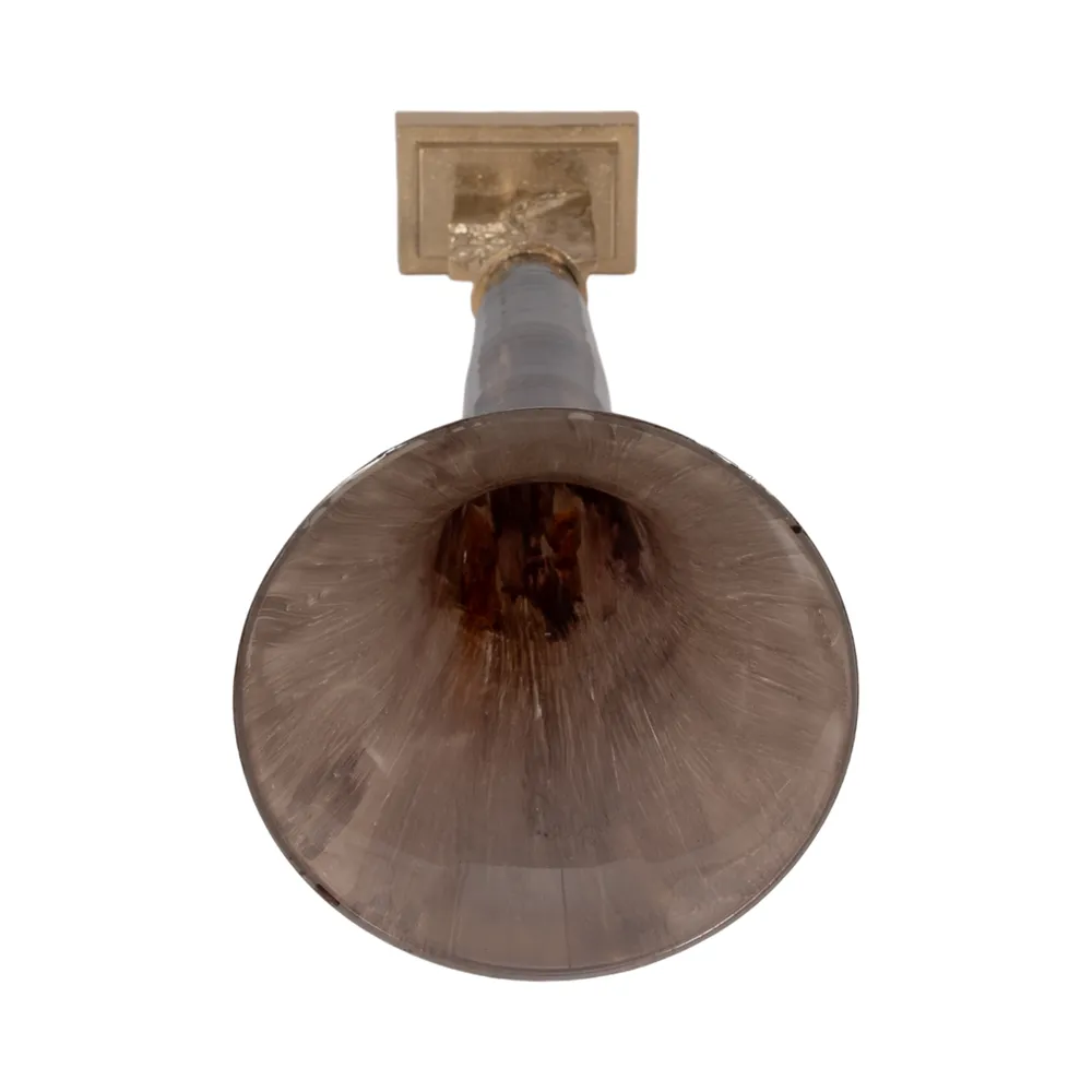 ATLASMILL BRONZE GLASS VASE 31 (IN)
