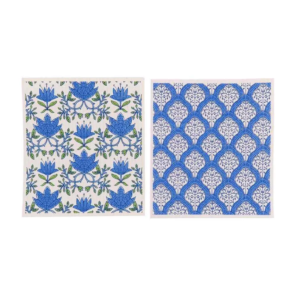 Tilly & Fifer blu Eco Sponge Cloths (Set of 2)