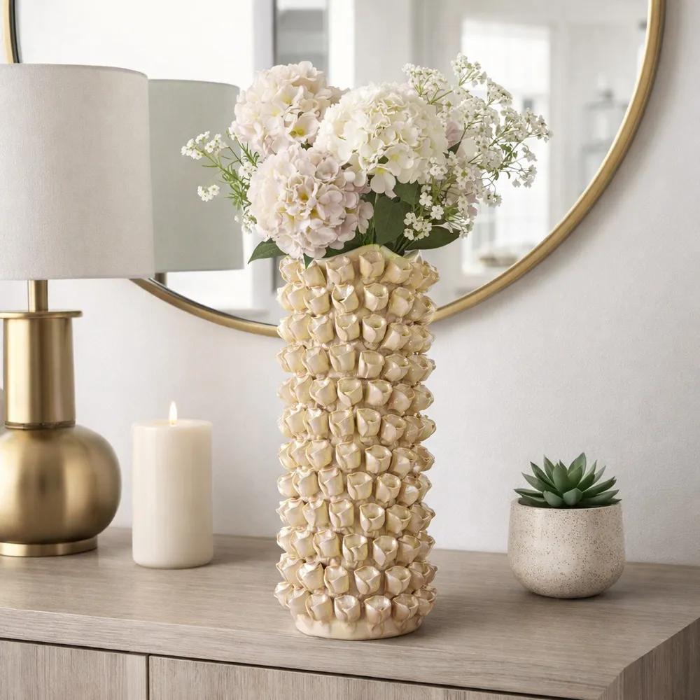 TATEOAK CREAM VASE 16 (IN)