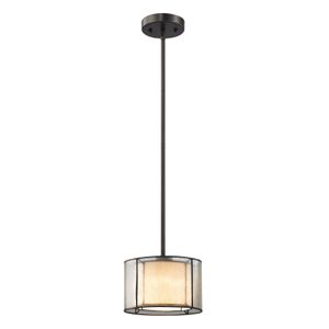 Mirage 8'' Wide 1-Light Mini Pendant - Tiffany Bronze 1