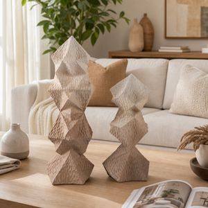FINTONHAVEN SET OF 2 TAN DECOR 19 (IN) 11