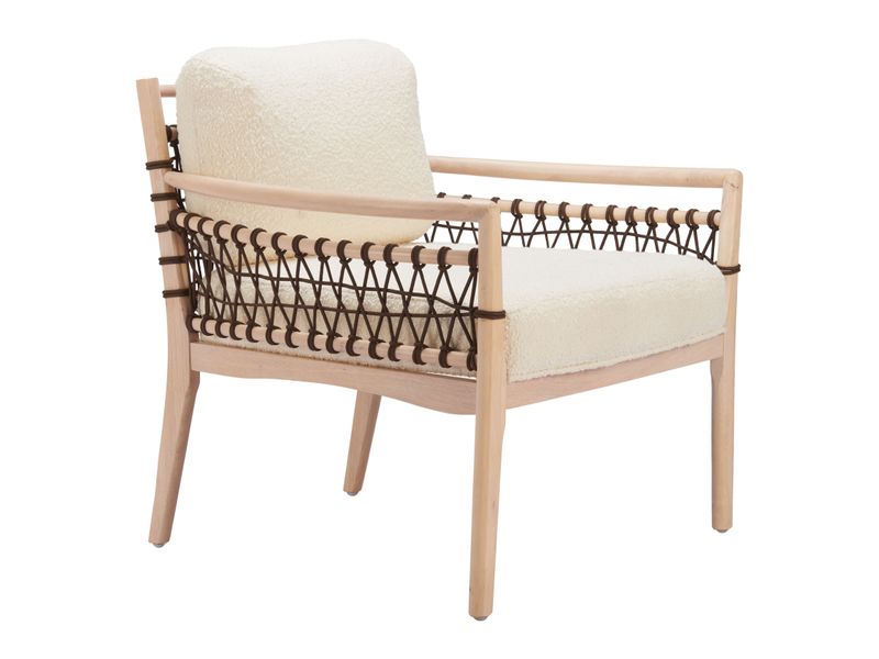 Wezly Accent Chair Ivory 7