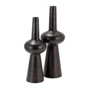 LUCASMILL BRONZE VASE 22 (IN) 7