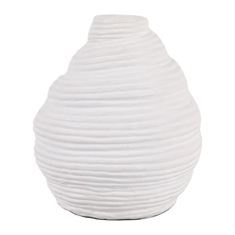 KELSEYHOLM WHITE VASE 9 (IN)