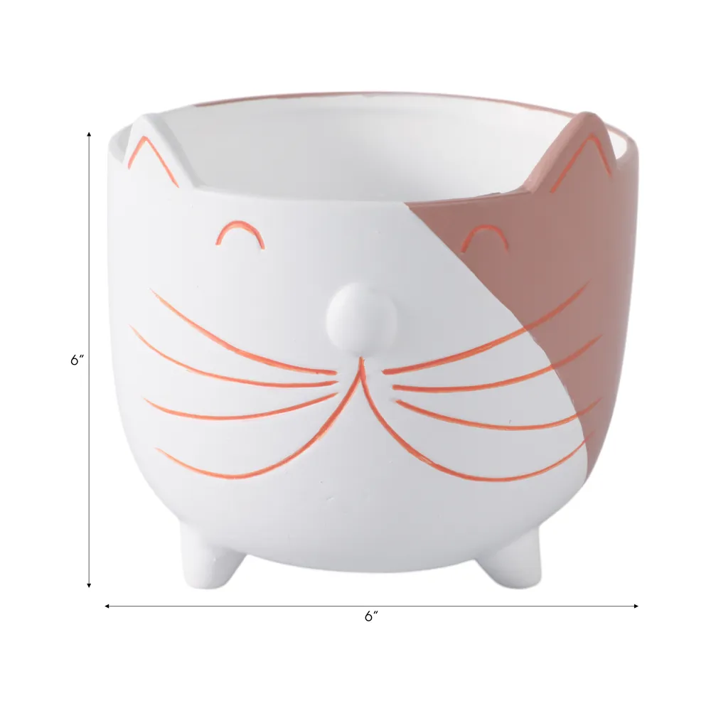 GRISHAMSIDE WHITE PLANTER 6 (IN)