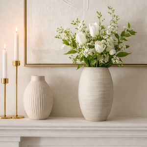 FINLEYTON GRAY GLASS VASE 10 (IN) 2