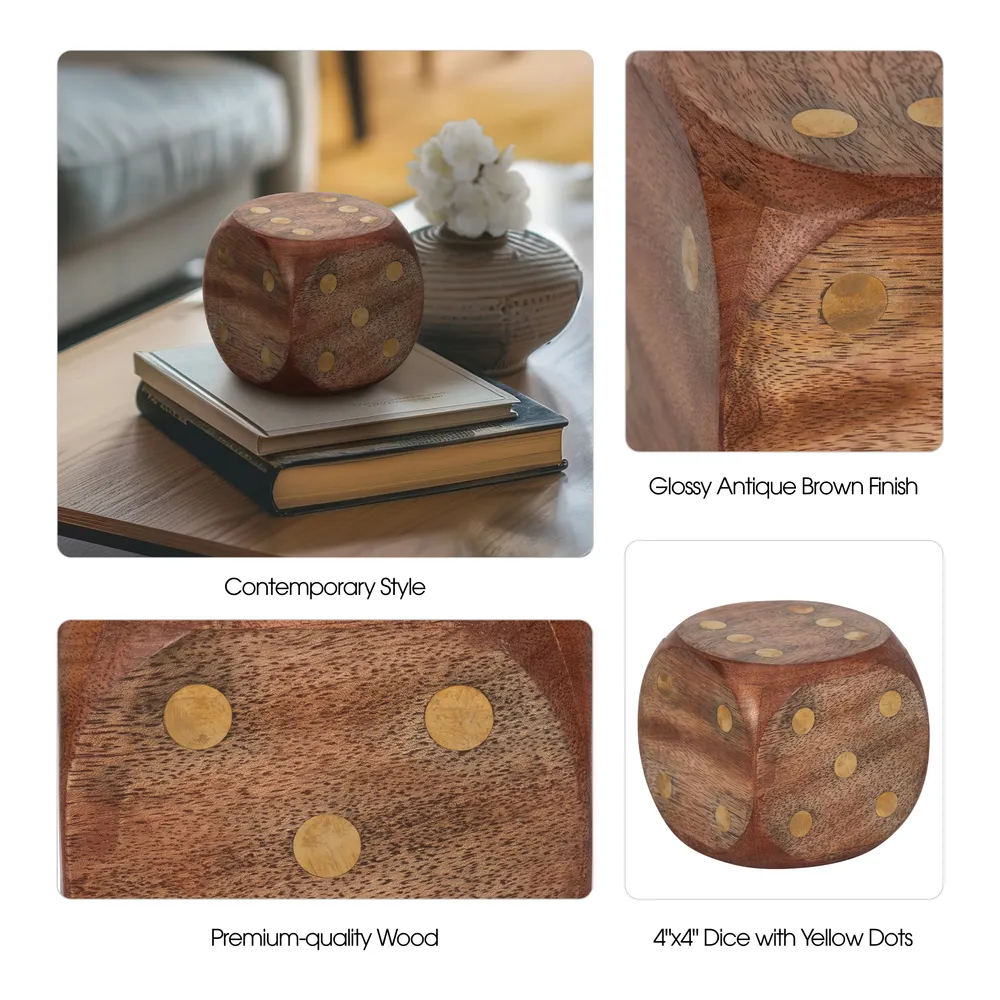 DEMPSEYBROOK BROWN DECOR 4 (IN)