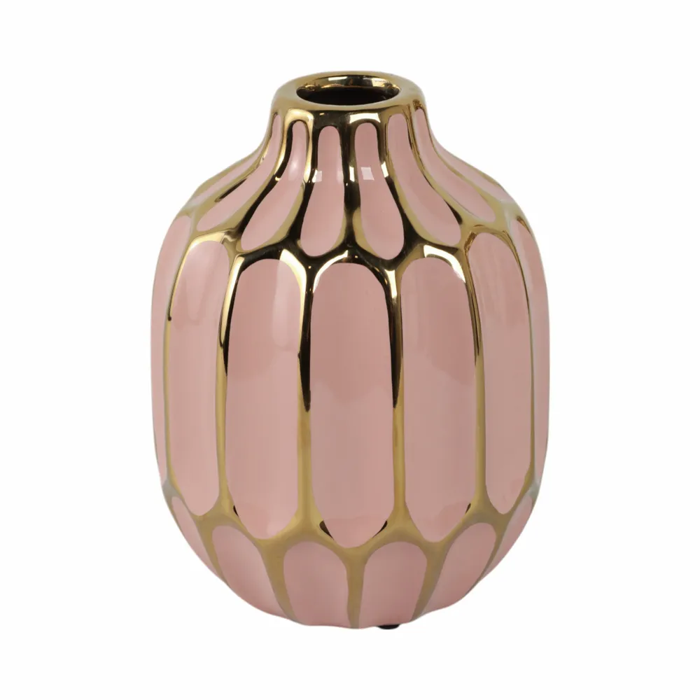 CALVINHAM PINK VASE 8 (IN)