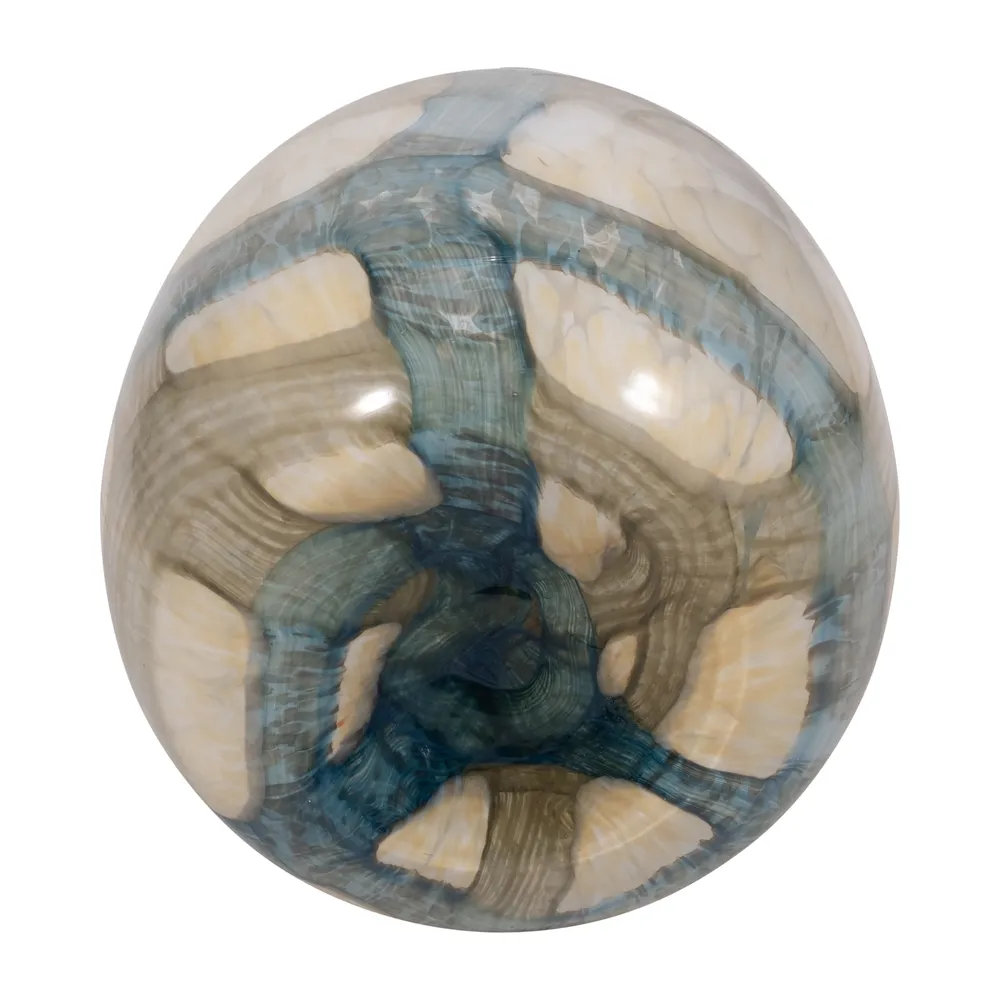 CRANEWORTH BLUE GLASS VASE 10 (IN)