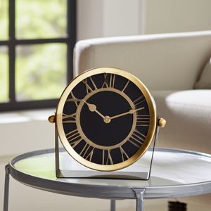 GLASTONLEY BLACK CLOCK 7 (IN) 12