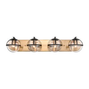 Davenay 31'' Wide 4-Light Vanity Light - Satin Brass 1