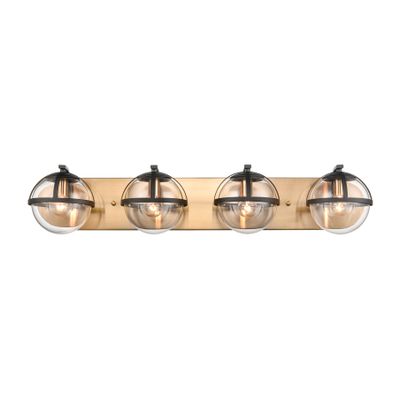 Davenay 31″ Wide 4-Light Vanity Light - Satin Brass