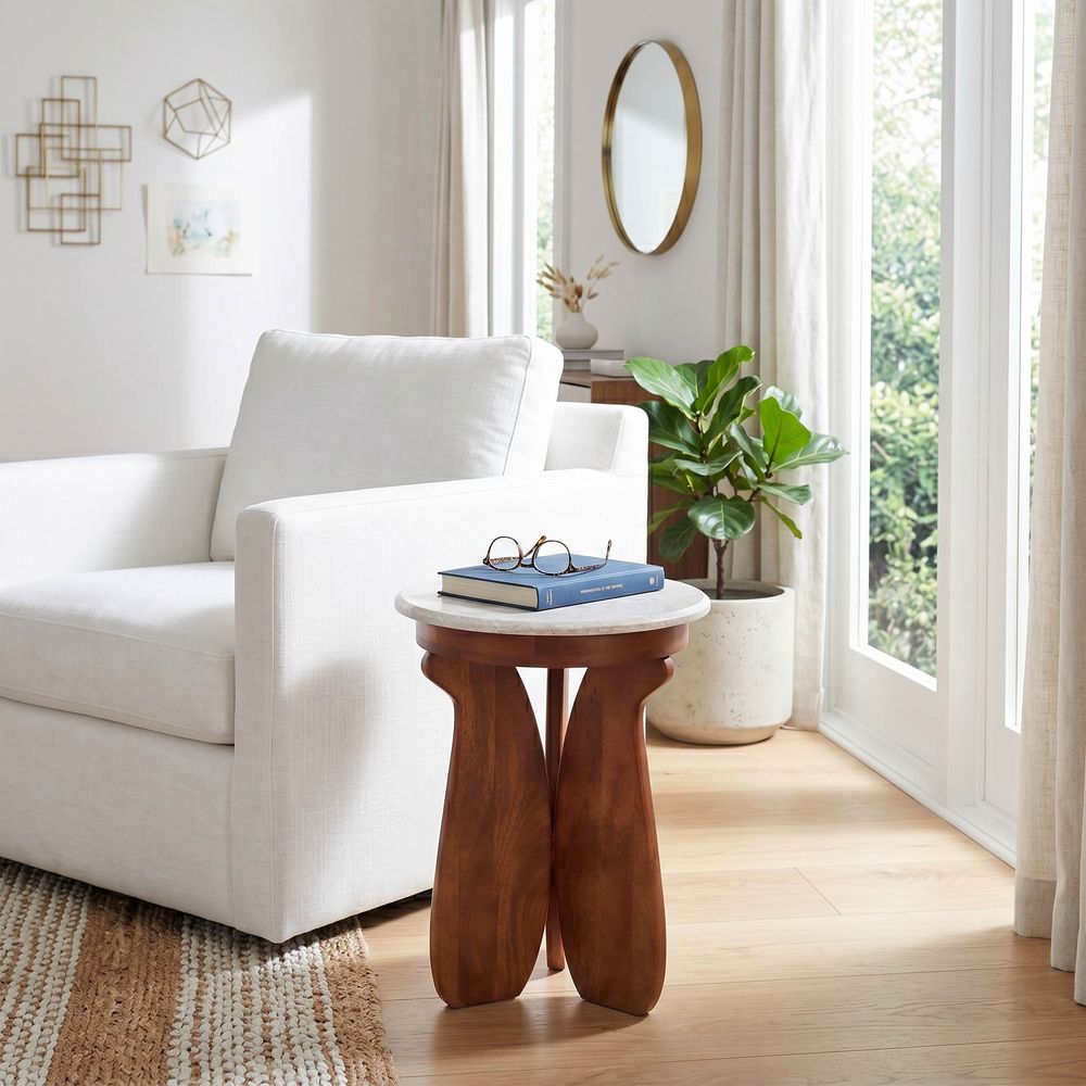GALEFORD IVORY TABLE 22 (IN)