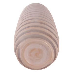 SAMSONWICK IVORY GLASS VASE 16 (IN) 8