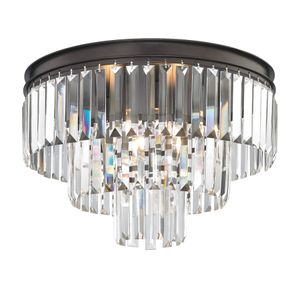 Palacial 19'' Wide 3-Light Semi Flush Mount - Oil Rubbed Bronze 1