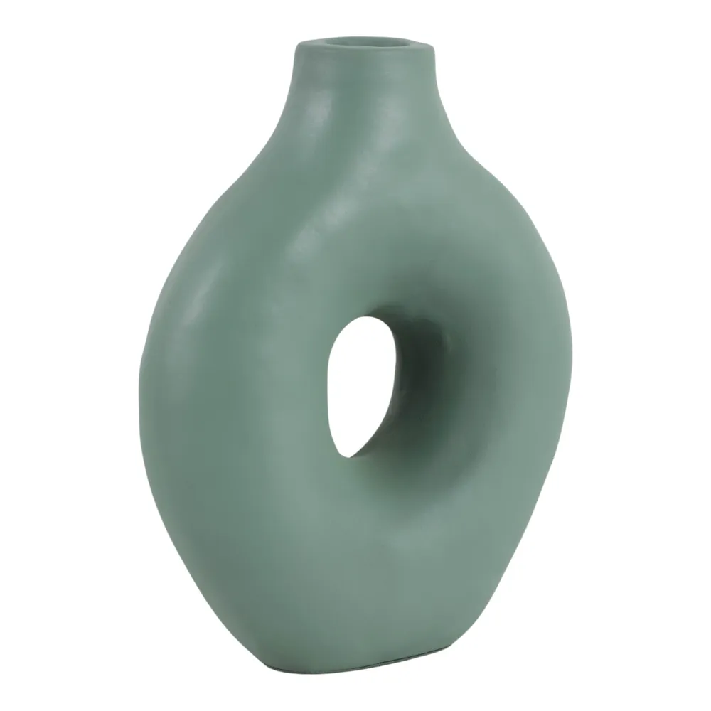 ELROYSHAW GREEN VASE 12 (IN)