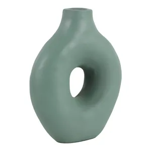 ELROYSHAW GREEN VASE 12 (IN) 4