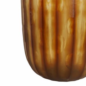 HOUSTONCREST BROWN GLASS VASE 19 (IN) 7