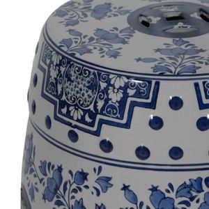 FLINTHAM BLUE GARDEN STOOL 18 (IN) 6