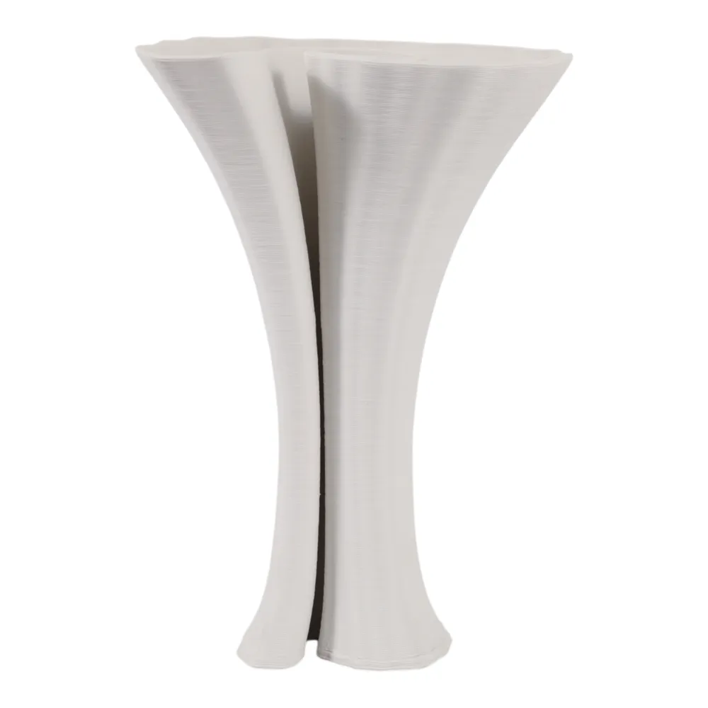 WRENMORE WHITE VASE 11 (IN)