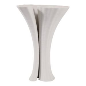 WRENMORE WHITE VASE 11 (IN) 1