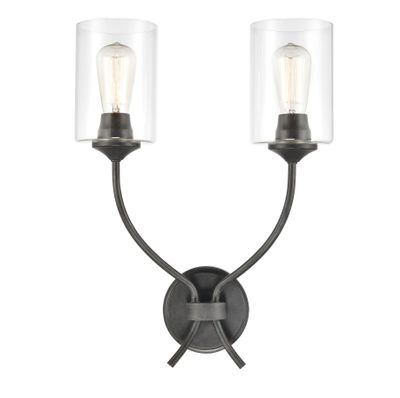 Daisy 20″ High 2-Light Sconce - Midnight Bronze
