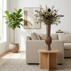 EATONCROSS BROWN VASE 26 (IN) 10