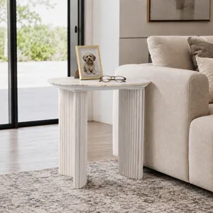 BERGENWELL IVORY TABLE 24 (IN) 13