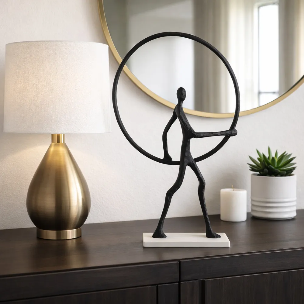RYELAND BLACK DECOR 27 (IN)