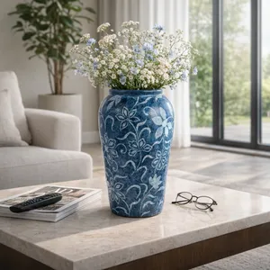 NOLANFORD BLUE VASE 17 (IN) 11