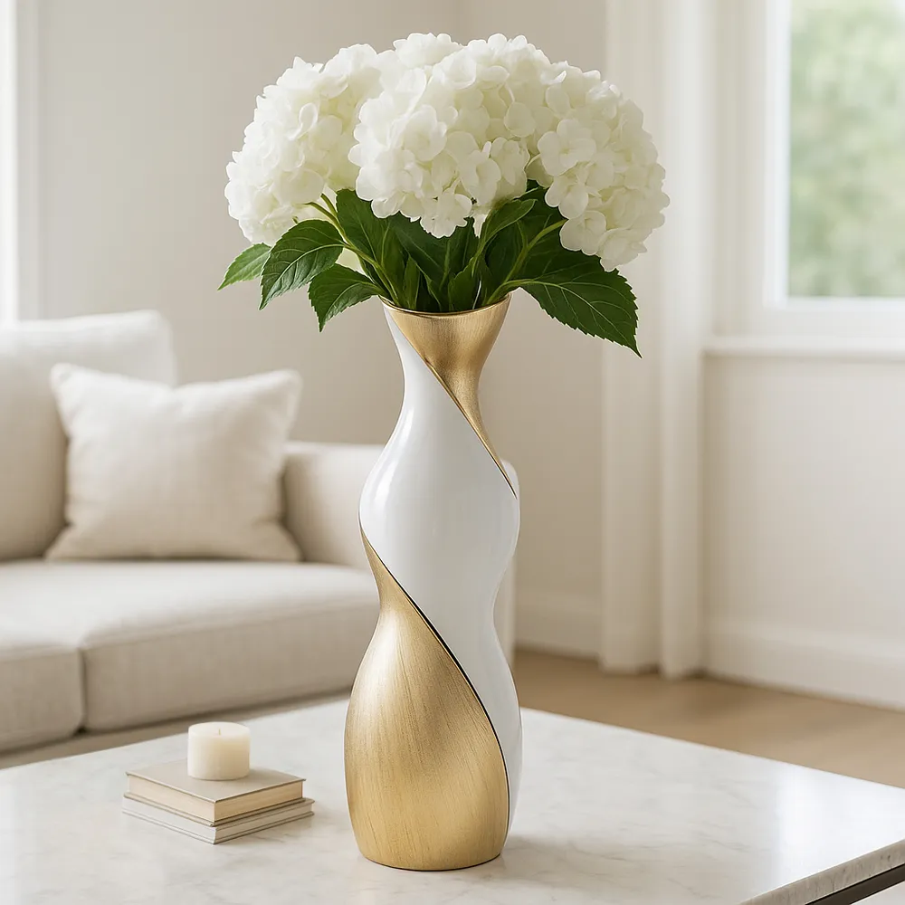 BRICESTONE GOLD VASE 24 (IN)