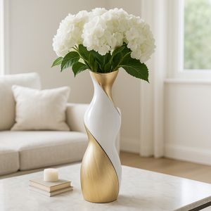 BRICESTONE GOLD VASE 24 (IN) 10