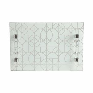 LARKLAND SET OF 2 SILVER TRAY 2 (IN) 7