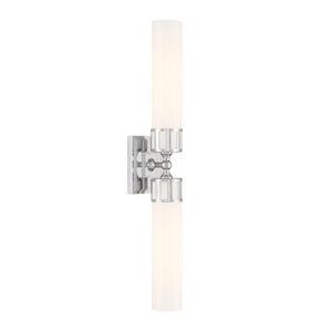 Astor 24.5'' Wide 2-Light Sconce - Chrome 1