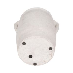 FRAZERCROSS WHITE VASE 8 (IN) 8