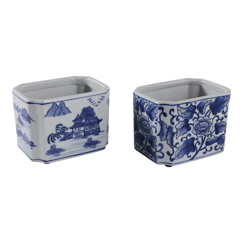 GAINESDALE SET OF 2 BLUE PENCIL CUP 4 (IN)