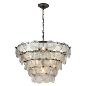Airesse 25'' Wide 9-Light Chandelier - Brushed Slate 1