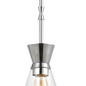 Modley 6'' Wide 1-Light Mini Pendant - Polished Chrome 3
