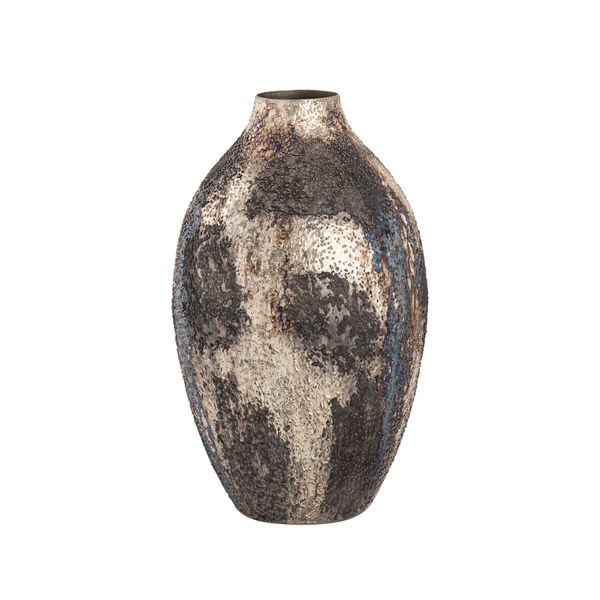 Hughes Vase - Small Oxidized Silver