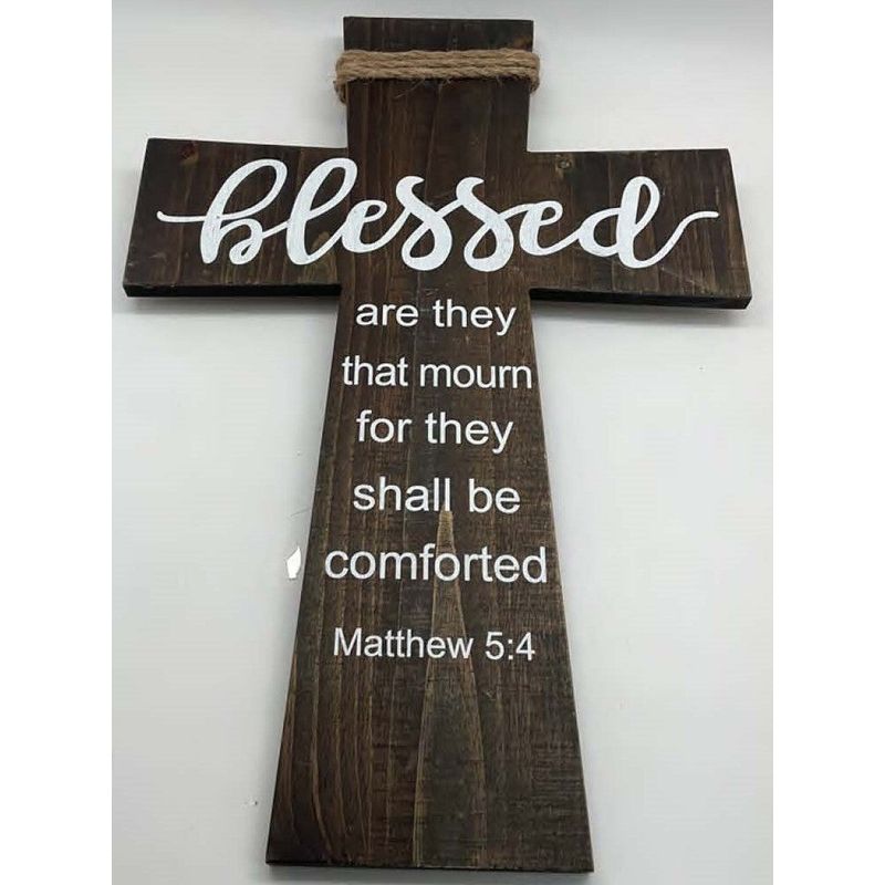 20" x 14" Blessed Cross with Twine