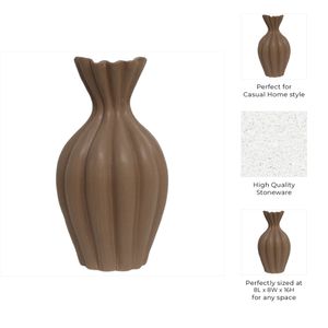 ERWINGROVE BROWN VASE 16 (IN) 10