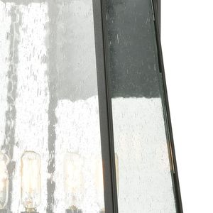 Meditterano 22'' High 4-Light Outdoor Sconce - Matte Black 5