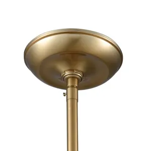 Rutherford 15'' Wide 1-Light Pendant - Satin Brass 3