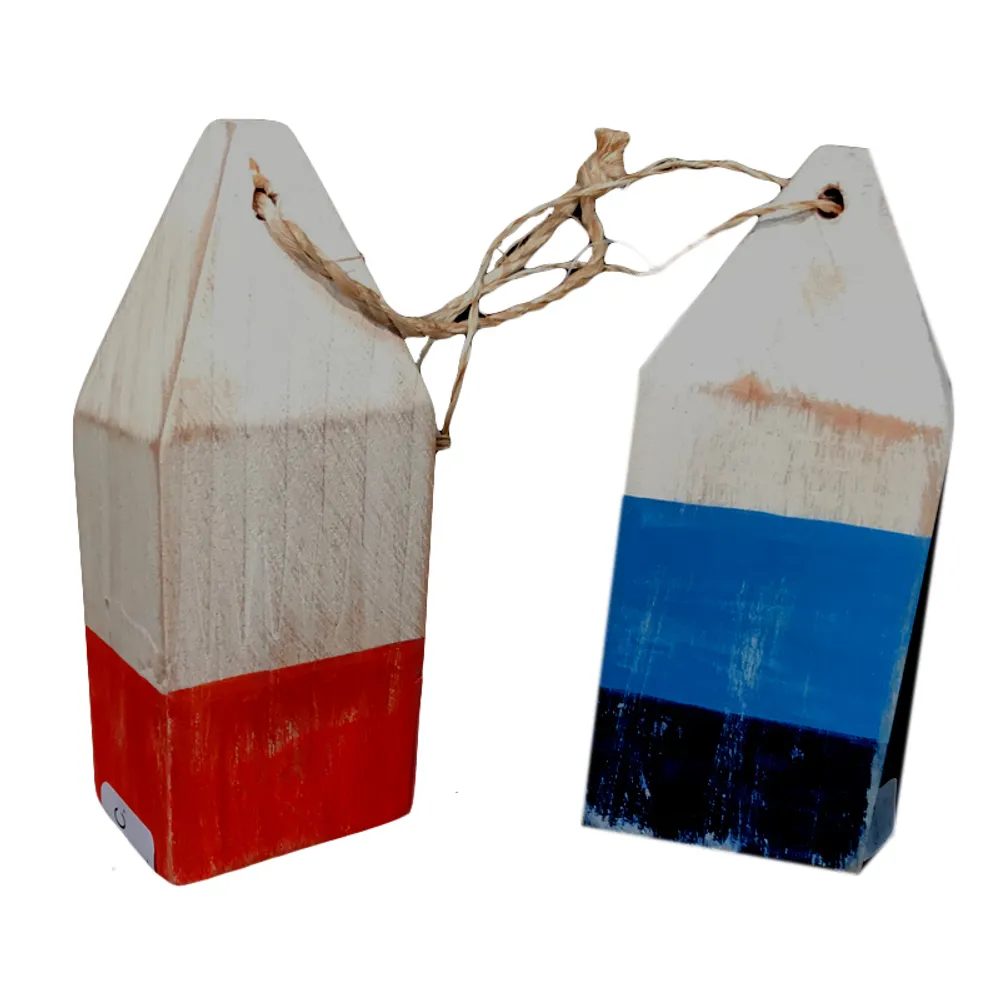 5" SQUARE BUOY 2-ASST. RED/BLUE