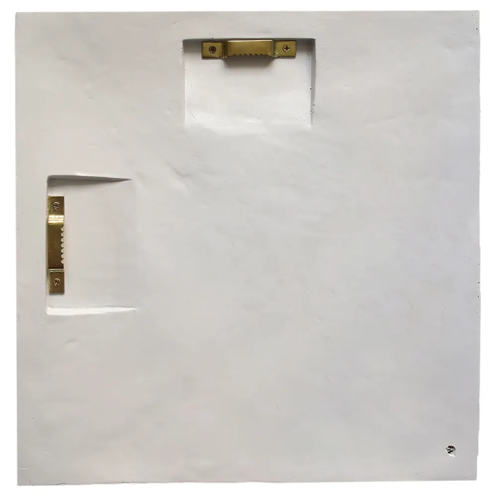 DENVERTON SET OF 8 WHITE WALL SCULPTURES 14 (IN)