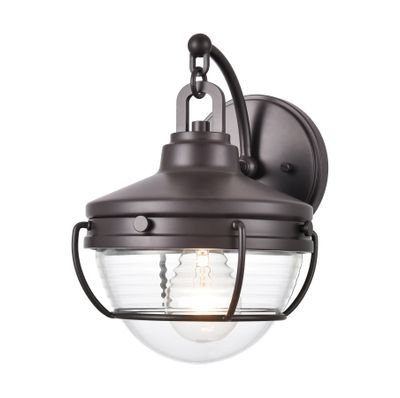 Eastport 10″ High 1-Light Outdoor Sconce - Oil Rubbed Bronze