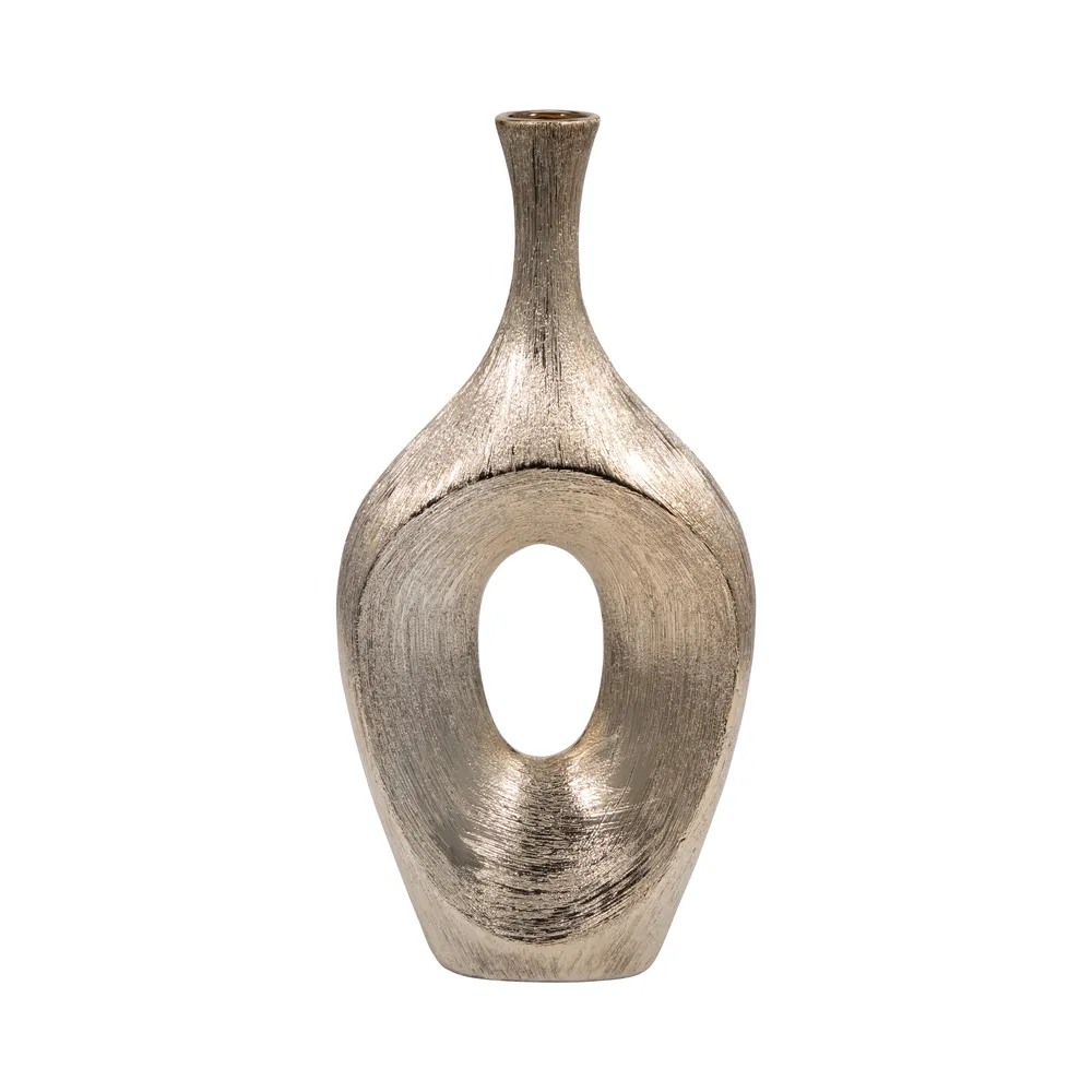 DUTTONRIDGE GOLD VASE 19 (IN)